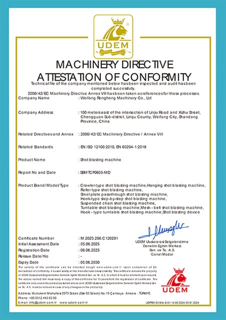 EU CE Certificate