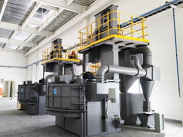 Rotary shot blasting machine